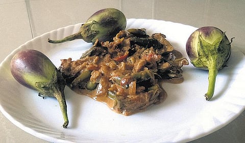 கத்தரிக்காய் பால் குழம்பு