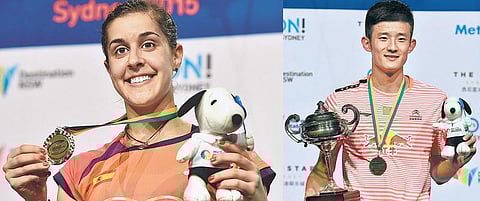 ஆஸ்திரேலிய ஓபன்: மரின் கரோலினா, சென் லாங் சாம்பியன்