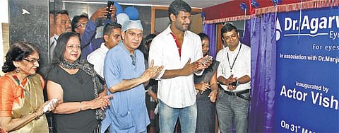 சேத்துப்பட்டில் டாக்டர் அகர்வால் கண் மருத்துவமனை திறப்பு: நடிகர் விஷால் திறந்து வைத்தார்