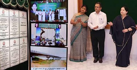 ரூ.367 கோடி மதிப்பிலான ரயில்வே பாலங்கள், பயணியர் மாளிகைகளை ஜெயலலிதா திறந்து வைத்தார்