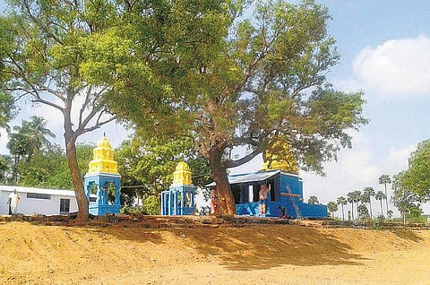 அமராவதி ஆற்றங்கரையில் பொன்மாரியம்மன்