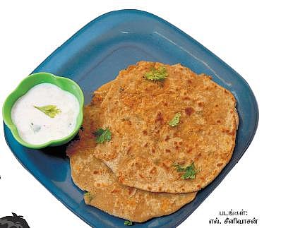 முள்ளங்கி ஸ்டஃப்டு பராத்தா