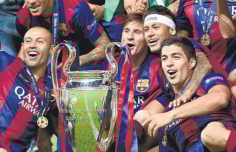 சாம்பியன்ஸ் லீக் கால்பந்து: பார்சிலோனா 5-வது முறையாக சாம்பியன்