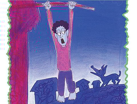 தளிர் கதை: ஈக்கி குச்சி மனிதன்