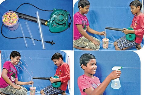 அடடே அறிவியல்: தண்ணீரைத் தெளிக்கும் காற்று