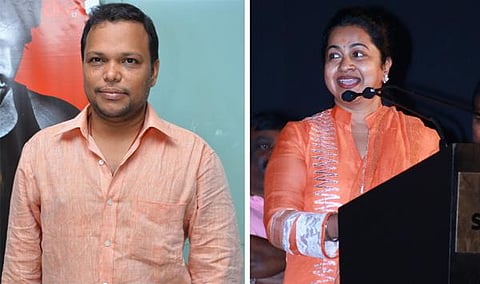 நடிகை ராதிகாவுக்கு இயக்குநர் ராஜசேகர் கண்டனம்