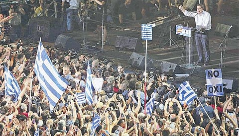 கிரீஸில் இன்று கடன் மீட்பு திட்ட வாக்கெடுப்பு: பங்கு சந்தைகளை பாதிக்கும் அபாயம்