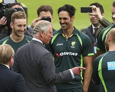 மிட்செல் ஜான்சன் எவ்வளவு வேகம் வீசுவார்? - கேட்டறிந்த இளவரசர் சார்லஸ்