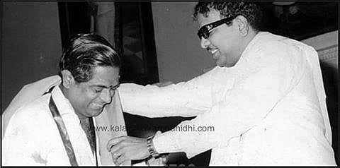 தமிழ்த்தாய் வாழ்த்துக்கு எம்.எஸ்.வி. வழங்கிய நல்லிசையை மறக்க முடியாது: கருணாநிதி புகழஞ்சலி