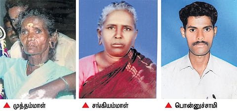 சிவகங்கை அருகே ஒரே குடும்பத்தைச் சேர்ந்த 4 பேர் கொலை: மர்மக் கும்பல் தீயிட்டு எரித்தது