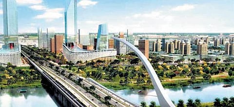 ஆந்திர மாநில தலைநகரின் மாதிரி புகைப்படங்கள் வெளியீடு