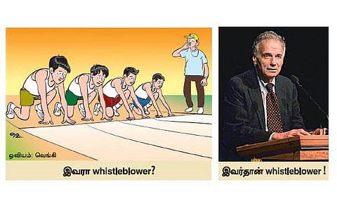 ஆங்கிலம் அறிவோமே 68- விசில் ஊதுபவரா நீங்கள்?