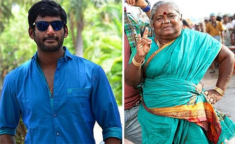 பரவை முனியம்மாவுக்கு உதவும் விஷால்