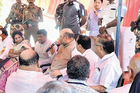 தமிழகத்தில் ஊழலை ஒழிக்க பாஜகவுக்கு ஆதரவு தர வேண்டும்: ஜாதி சங்க தலைவர்களிடம் அமித்ஷா வேண்டுகோள்