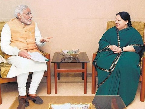 மோடி - ஜெயலலிதா சந்திப்பு 2016 தேர்தல் கூட்டணிக்கு அச்சாரமா?