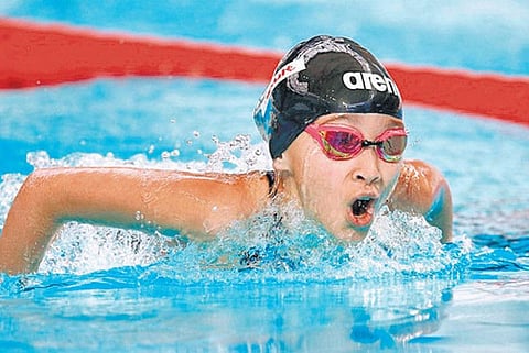 உலக நீச்சல் சாம்பியன்ஷிப்: 10 வயது சிறுமி போட்டி