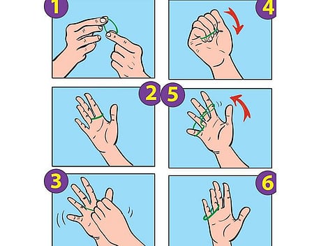 மேஜிக்... மேஜிக்...- குதிக்கும் ரப்பர் பேண்டு
