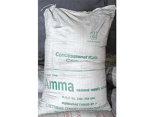 தமிழகம் முழுவதும் 7 மாதங்களில் 6.60 லட்சம் மெட்ரிக் டன் ‘அம்மா’ சிமென்ட் விற்பனை: அமைச்சர் பி. தங்கமணி தகவல்
