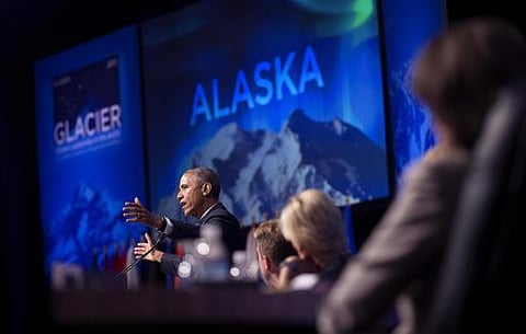 புவி வெப்பமடைதலை தடுக்க அமெரிக்கா ஒத்துழைக்கும்: அலாஸ்காவில் ஒபாமா உறுதி