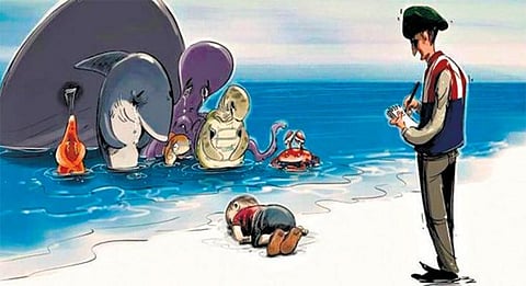 சிறுவன் அய்லானுக்கு பேஸ்புக்கில் அஞ்சலி