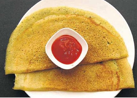 சாமை முடக்கத்தான் கீரை தோசை