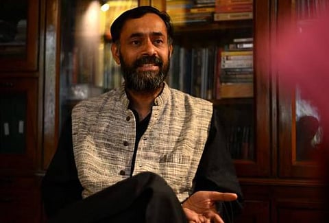 போராட்டம் நடத்தாமல் அரசியல் நடத்த முடியாது!- யோகேந்திர யாதவ் பேட்டி