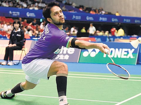 ஜப்பான் ஓபன்: காலிறுதியில் நுழைந்தார் காஷ்யப், சாய்னா நெவால், ஸ்ரீகாந்த் தோல்வி