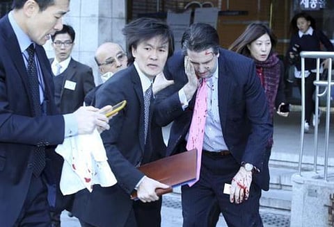 அமெரிக்க தூதரைக் கொல்ல முயன்ற கொரிய குற்றவாளிக்கு 12 ஆண்டு சிறை