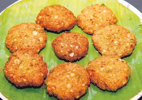 கம்பு வடை