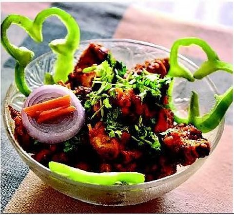 சிக்கன் பெப்பர் மஸ்கா