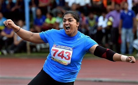 சாதனை த்ரோ: குண்டு எறிதலில் வீராங்கனை மன்ப்ரீத் கவுர் ஒலிம்பிக் தகுதி