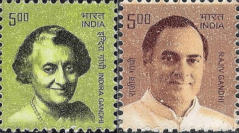 இந்திராவும் ராஜீவும்: தலையாய சர்ச்சை ஆகும் தபால்தலைகள்!