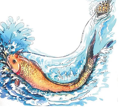 முத்துக் குளிக்க வாரீகளா 10: மீன் தோணி