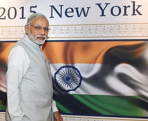 ஐநா. தலைமையகத்துக்கு வெளியே மோடிக்கு எதிராக சீக்கியர்கள், படேல்கள் போராட்டம்