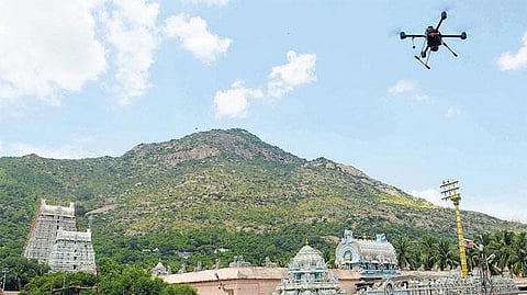 அண்ணாமலையார் கோயிலில் அனைத்து பவுர்ணமி நாட்களிலும் ஆளில்லா விமான கண்காணிப்பு