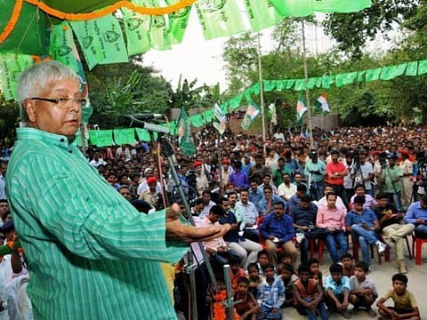 "சாதி" குறித்த பேச்சிற்காக லாலு பிரசாத் யாதவ் மீது வழக்குப் பதிவு