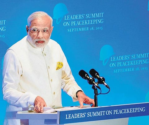ஐ.நா. அமைதிப் படையில் இந்தியாவுக்கு பிரதிநிதித்துவம்: பிரதமர் நரேந்திர மோடி வலியுறுத்தல்