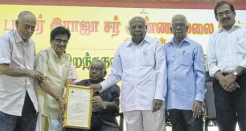தமிழுக்கும், தமிழிசைக்கும் அரும்பணியாற்றியவர் அண்ணாமலை செட்டியார்: உச்ச நீதிமன்ற முன்னாள் நீதிபதி புகழாரம்