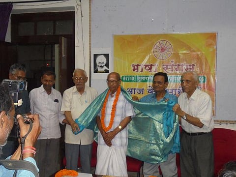 இந்தியை தேசிய மொழியாக்க விரும்பினார் பாரதி: அலகாபாத்தில் சீனி.விஸ்வநாதன் பேச்சு