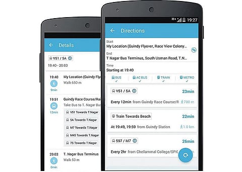 போக்குவரத்து நேரத்தைக் குறைக்கும் செயலி