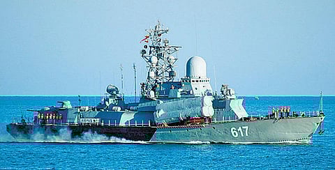 ஐ.எஸ். தீவிரவாதிகளுக்கு எதிராக களமிறங்குகிறது ரஷ்ய கடற்படை