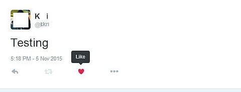 ஃபேஸ்புக் போல ட்விட்டரிலும் லைக் பட்டன்