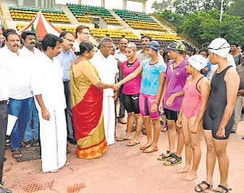 முதல்வர் கோப்பைக்கான நீச்சல் போட்டி: சென்னை வீரர்கள் 5 பிரிவுகளில் முதலிடம்