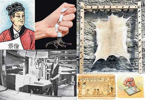 பாபிரஸ் போய் காகிதம் வந்தது