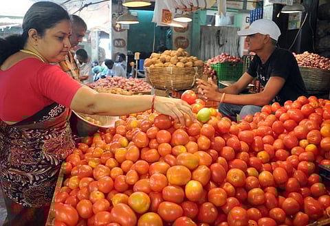 தக்காளி விலை திடீர் சரிவு: கோயம்பேட்டில் கிலோ ரூ.25-க்கு விற்பனை