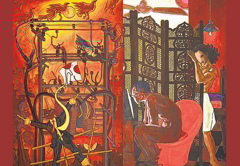 ‘அறியப்படாத ஓவிய’னின் ஓவியங்கள்