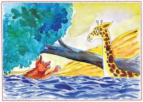 சித்திரக்கதை: சென்னை வனத்தில் வெள்ளம்