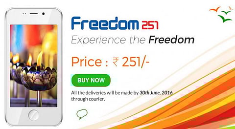 ரூ. 251 விலை ஸ்மார்ட்போன் சர்வர் முடங்கியது: ஒரு விநாடியில் 6 லட்சம் பேர் குவிந்தனர்