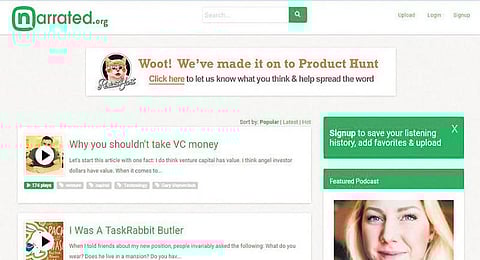 தளம் புதிது: ஒலி கட்டுரைகள்