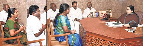 அதிமுகவில் விருப்ப மனு அளித்தவர்களிடம் நேர்காணல்: முதல்வர் ஜெயலலிதா முன்னிலையில் நடந்தது